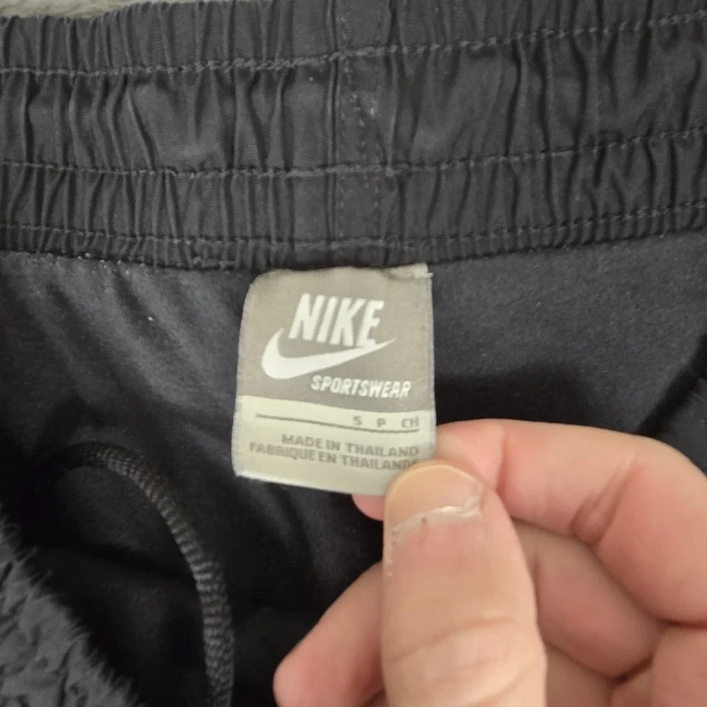 Nike Sportswear Track Pants Mens Small Athletic Jogger Fleece Lined‎ Wide Leg